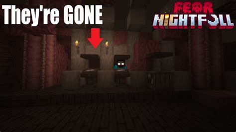 Herobrine Kidnapped My Villagers Minecraft Fear Nightfall Ep Youtube