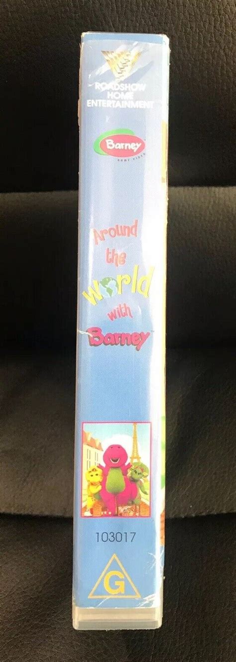 Barney Around The World With Barney Vhs Pal 2001 Rare Ebay