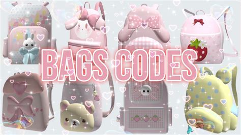 Cute Aesthetic Bag Codes For Bloxburg Berry Avenue And Brookhaven