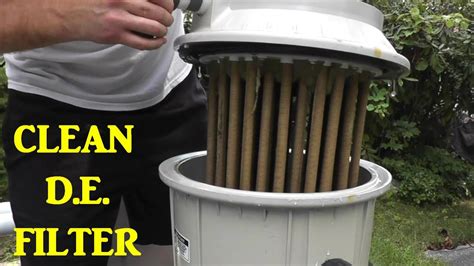 How To Clean A D E Pool Filter Youtube