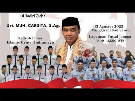 Ceramah Kh Carsita S Ag Irmas Nurul Huda Jangga Hadroh Islamic