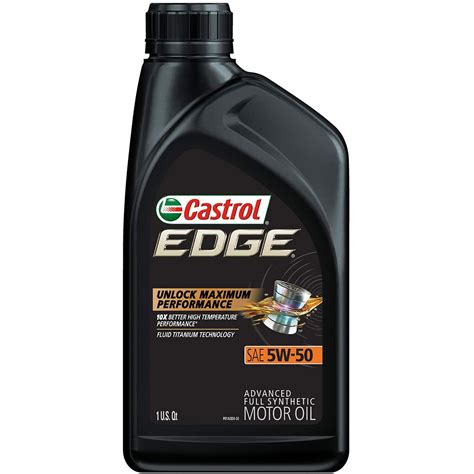 Full Synthetic Castrol Edge 5W 50 1 Quart Walmart