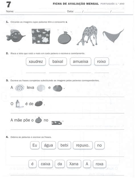 Fichas 1o Ano Para Imprimir Letras