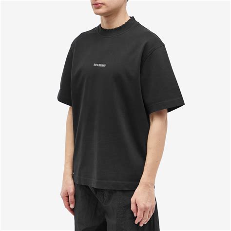 Han Kjobenhavn Distressed Logo T Shirt Distressed Black END