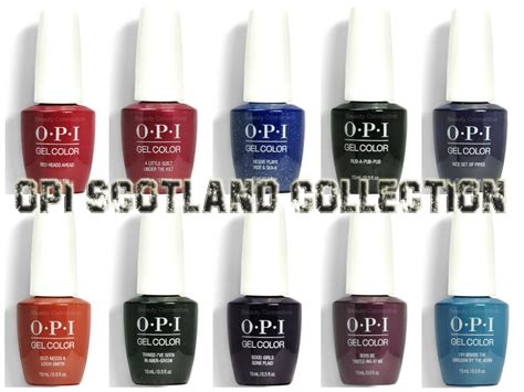 Opi Scotland Collection Fall 2019 Gelcolor Soak Off Gel Nail Polish C Beauty Connection