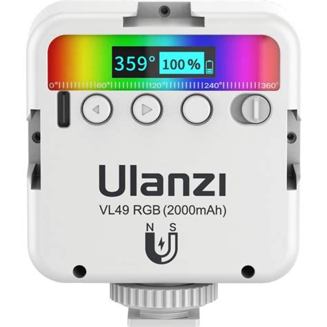 Ulanzi VL49 Mini Rgb LED Video Işığı - Siyah - Hepsiburada Global