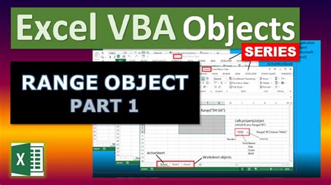 Excel Vba Objects Range Object Part 1 Youtube