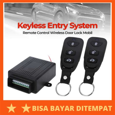 Keyless Entry System Remote Control Wireless Door Lock Mobil Remot