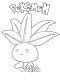 Oddish Pokemon Coloring Pages