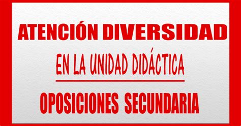 La atención a la diversidad en la unidad didáctica situación de