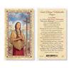 St Kateri Tekakwitha Prayer Gold Stamped Laminated Holy Cards 25