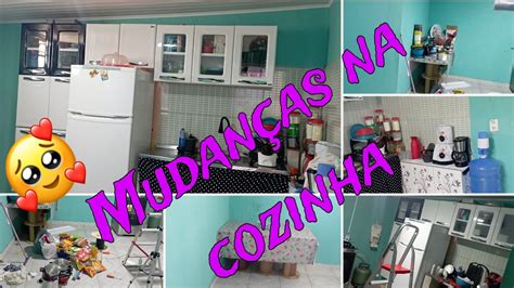 Fiz Algumas mudanças na cozinha Organizando o Armário Amei o