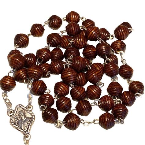 Dedicated To Pope Francis - Wooden Rosary Blessed by Pope – Catholically