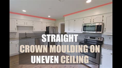 How To Install Crown Molding On Uneven Ceiling Homeminimalisite