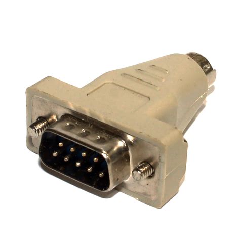 Adaptador DB09 Macho para Mini Din Macho 6 pinos Eletropeças