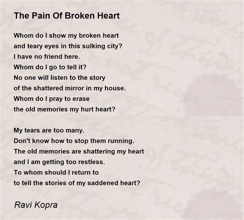 Sad Poetry For Broken Hearts In English