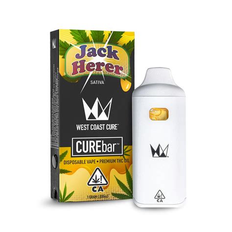 Jack Herer Disposable CUREbar 1G West Coast Cure