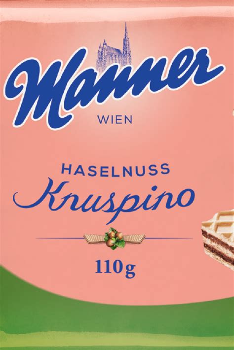 Manner Knuspino Haselnuss Haselnuss Manner Schnitten Kakao