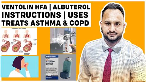 Ventolin HFA Albuterol Salbutamol Treats Wheezing Asthma COPD