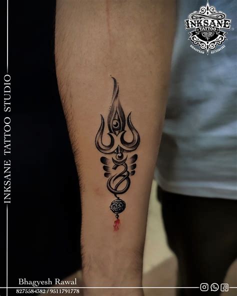 Trishul Tattoos Designs