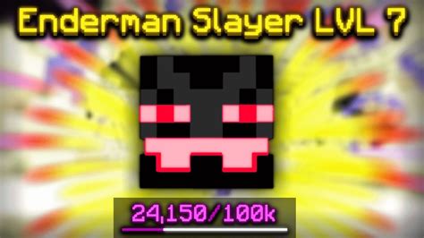 Enderman Slayer Gaming 🐸 Hypixel Skyblock Goldenman 🔴 Youtube