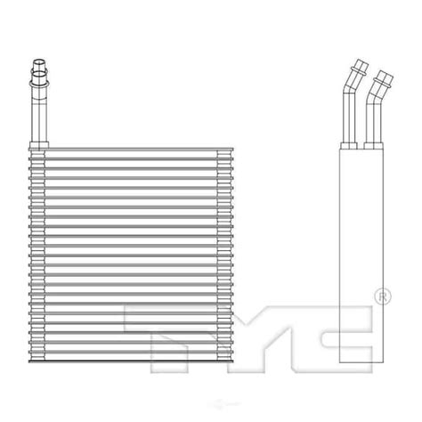 Tyc A C Evaporator Core The Home Depot