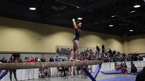 Brianna Nguyen 2nd Place Beam Long Beach Open 2018 Wildfire Gymnast