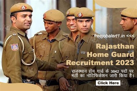 Rajasthan Home Guard Recruitment 2023