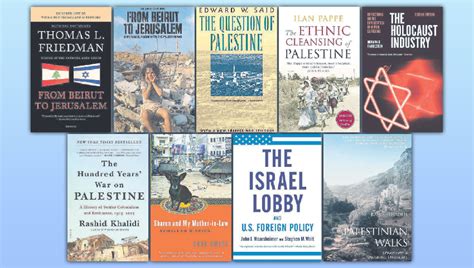 Nine books on Palestine