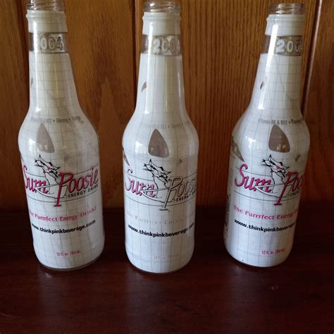 3 Sum Poosie Energy Drink Bottles Sharee 2004 Ebay