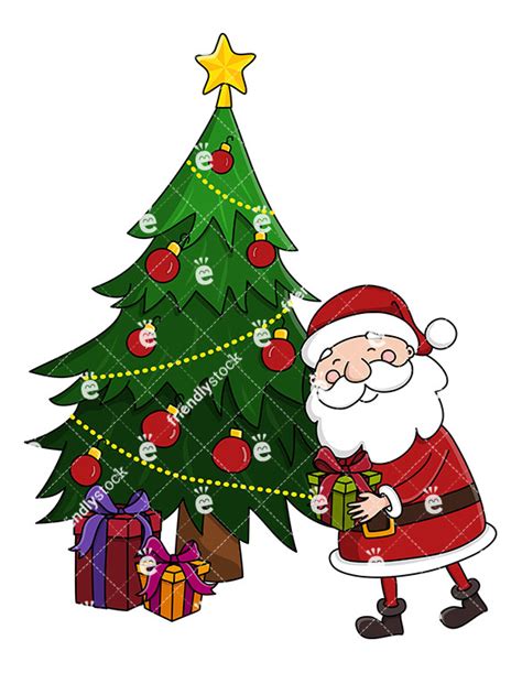 christmas tree with santa clip art 18 free Cliparts | Download images on Clipground 2025