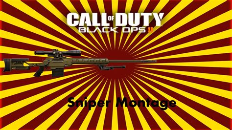 Call Of Duty Black Ops Sniper Montage Youtube