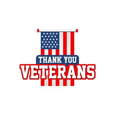 Thank you veterans veterans day design | Premium Vector