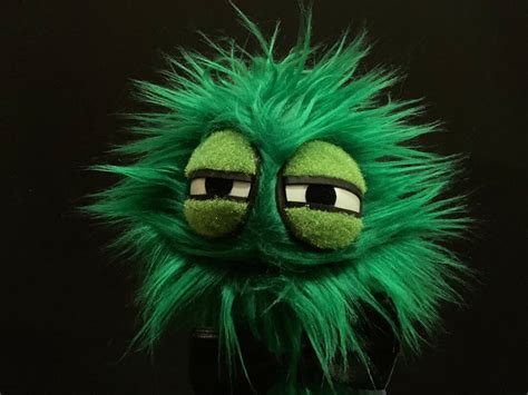 Green Monster Hand Puppet - Etsy