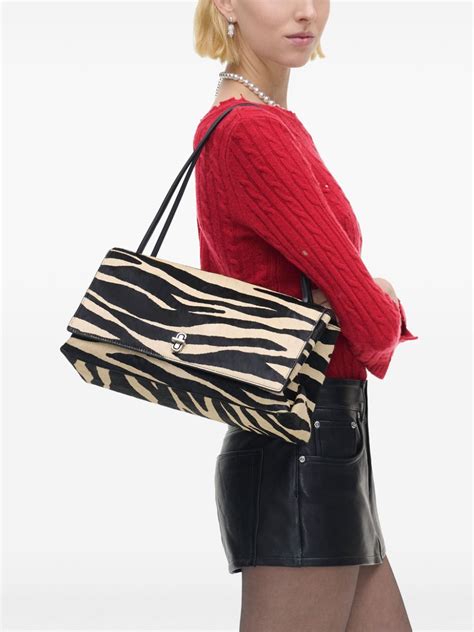 Marc Jacobs The Large Dual Zebra Print Bag Black Farfetch