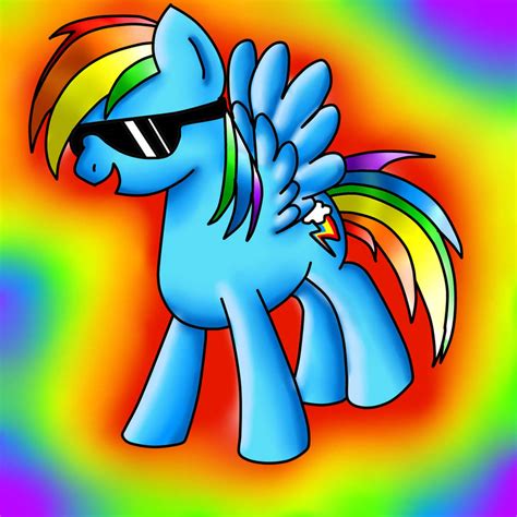 Rainbow Dash Being Awesome By Ixxogu On Deviantart