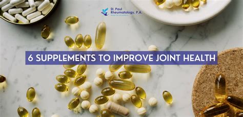 6 Supplements to Improve Joint Health - St Paul Rheumatology