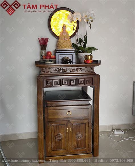 Mẫu Bàn Thờ Phật đẹp Thanh Tịnh Giá Rẻ Tâm Phát Bàn Thờ Thiết Kế Phật