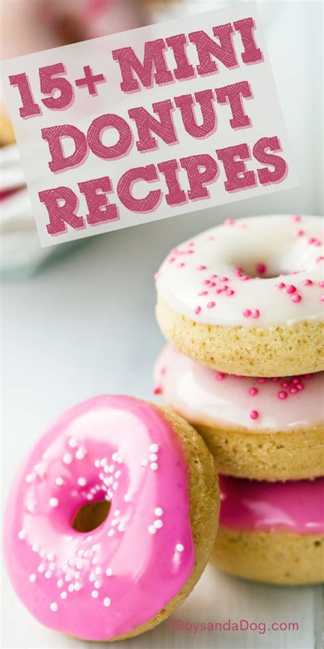 Perfect Mini Donut Recipes Use A Donut Maker For Ease