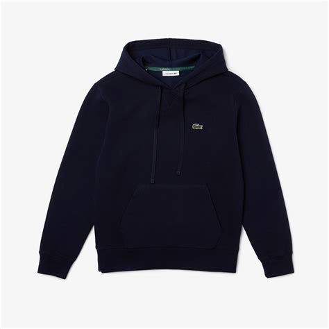 Lacoste Lacoste Pique Hoodie Navy 166