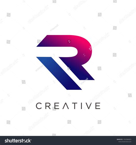 Letter R Logo Design Modern Creative Stock Vector Royalty Free