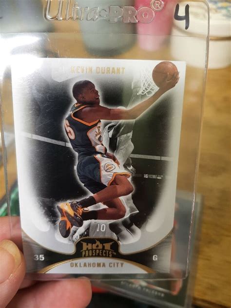 Kevin Durant Fleer Hot Prospects Card Ebay