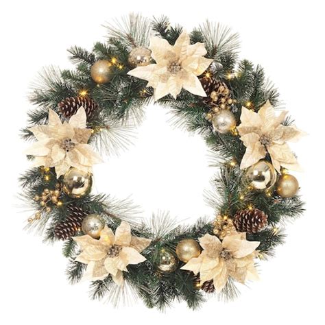 Home Accents Holiday 18-inch LED-Lit Wreath with Skulls Halloween ...