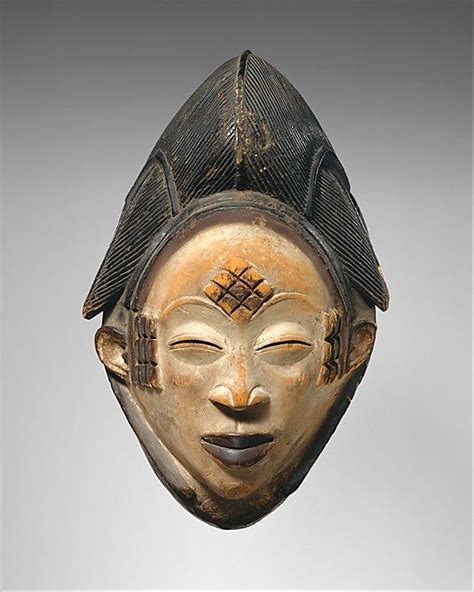 Mask Mukudj Punu Gabon A Fantastic African Mask That Seems To Have Asian Influences But Is