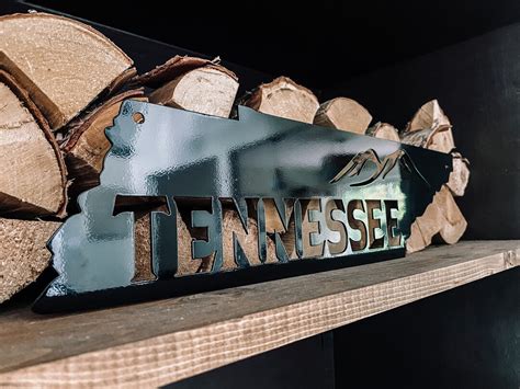 Tennessee State Sign, Tennessee Home Sign, Tennessee Home, Metal ...