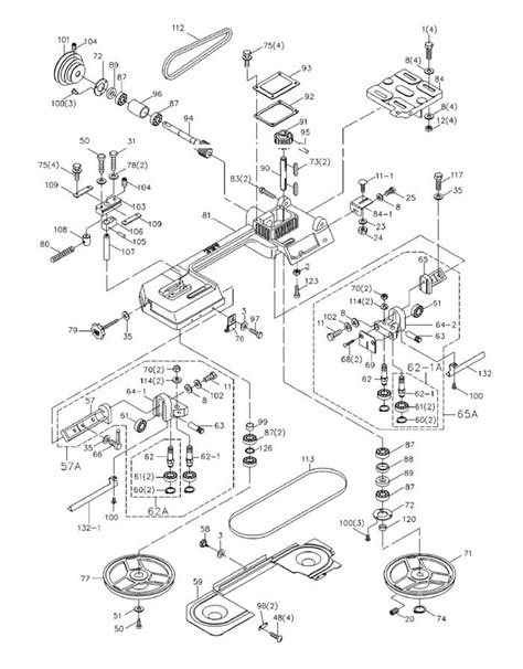 Jet Band Saw Parts Diagram | Reviewmotors.co