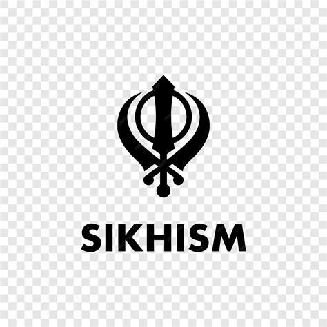 Premium Vector | Khanda symbol Religious symbol of Sikhism Vector ...