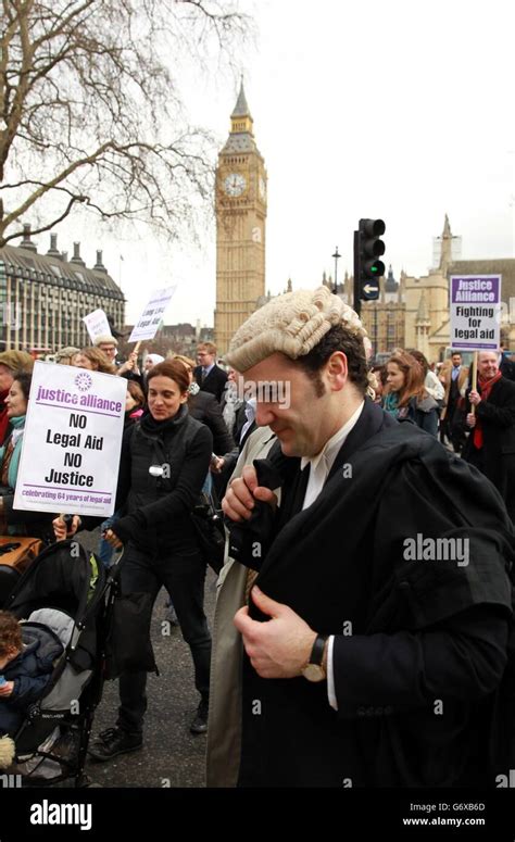 Lawyers From Across The Country Many In Their Legal Robes March On