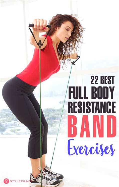 19 Resistance Band Exercises For Full Body Workouts Band Workout Resistance Workout