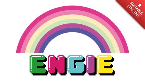 Engie Gumball Logo Text Effect Generator